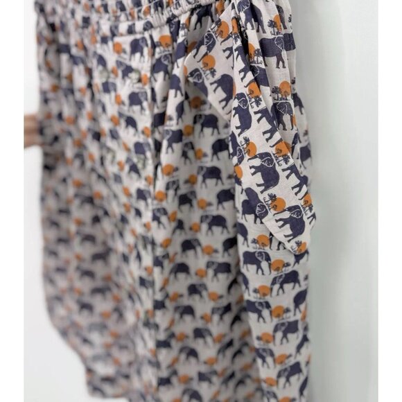 BCBGeneration Strapless Sundress Sz‎ Sm Elephant Print, Pockets Boho, Preppy - Picture 5 of 15